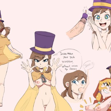 a hat in time, bard-bot, hat adult, hat kid