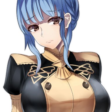 baggy eyes, blue hair, clothing, fire emblem, fire emblem: three houses, huge breasts, marianne (fire emblem), marianne von edmund, nintendo, tea texiamato