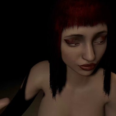 2girls, 3d, animated, ass, ass lick, breasts, face in ass, inthebinyougook, jade (mortal kombat), looking back, moaning, mortal kombat, mortal kombat 11, red hair, skarlet