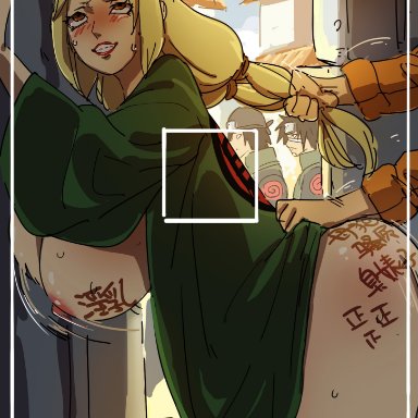 blonde hair, body writing, filming, hair grab, hair pull, milf, naruto, recording, sex, stealth sex, taken from behind, tsunade, uzumaki naruto, xshuai