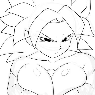 angry face, animated, big breasts, big tits, boobjob, boobs, breasts, caulifla, dragon ball, dragon ball super, large breasts, paizuri, pseudocel, saiyan, tagme