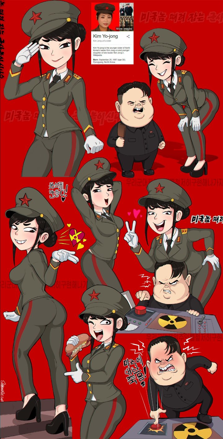 Rule 34 XYZ  kim jong un, kim yo-jong, shadman, brother, female