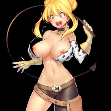 big breasts, blonde hair, fairy tail, female, female only, long hair, lucy heartfilia, nipples, solo