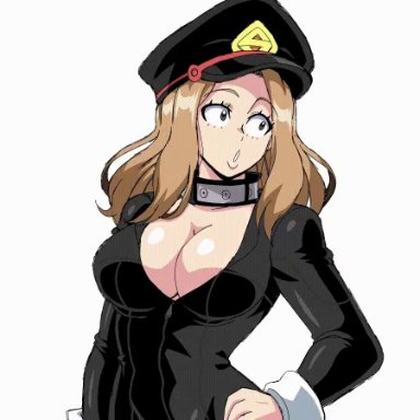 1girls, animated, breasts, breasts outside, camie utsushimi, my hero academia, solo, solo female, solo focus, tagme, webm