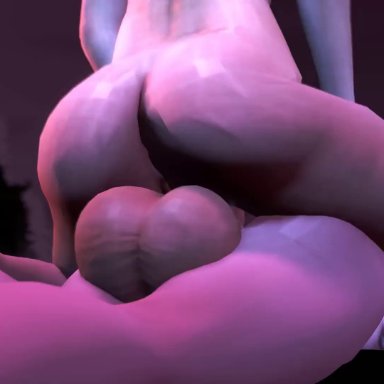 1futa, 1girls, 3d, animated, areolae, ass, balls, big ass, big balls, big breasts, big testicles, breasts, butt, coot27, diana