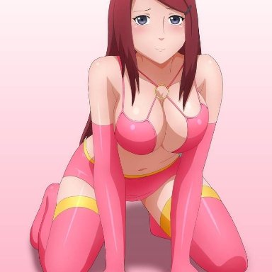 1girls, breasts, looking at viewer, naruto, naruto (series), naruto shippuden, uzumaki kushina, zel-sama