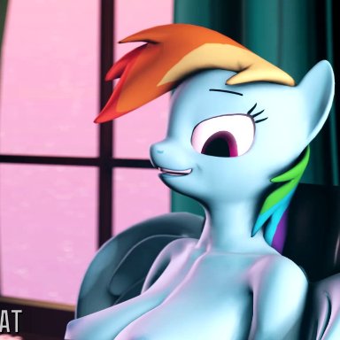 2020, 3d, 3d (artwork), 3d animation, anal, anal penetration, anal sex, animated, anthro, applejack (mlp), big breasts, big penis, breasts, cum, cum in ass
