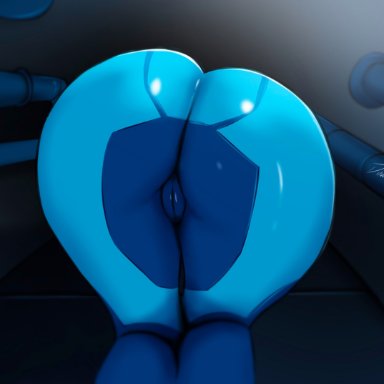 ass, big ass, dinovos, huge ass, metroid, nintendo, pussy, samus aran, thick thighs, tight clothing, zero suit