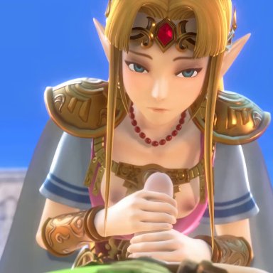 3d, animated, blonde hair, blue eyes, handjob, male pov, nintendo, no sound, nodusfm, pov, princess zelda, the legend of zelda, webm, zelda (a link to the past)