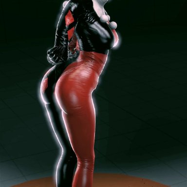 animated, ass, boobs, dc, female, harley quinn, harley quinn (classic), solo, tagme, webm