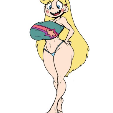 ass, ber00, big ass, big breasts, breasts, cleavage, headband, huge breasts, large breasts, star butterfly, star vs the forces of evil, the, thick, thick thighs, thong