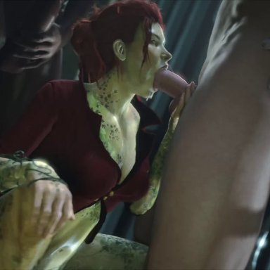 batman: arkham knight, blowjob, gotham, leeterr, poison ivy, video games