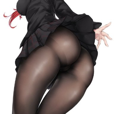 1girls, ass, bangs, clothed, clothed female, clothes, clothing, dat ass, female, female only, fully clothed, human, human only, kasumi yoshizawa, kilalesi