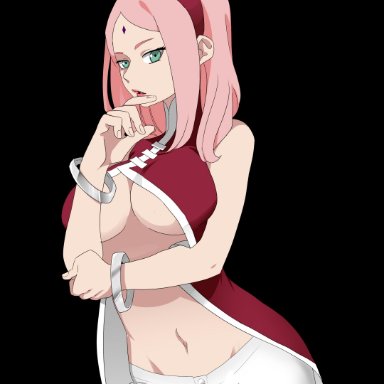 1girls, boruto: naruto next generations, bracelet, breasts, clothing, dress, facial mark, female, female only, forehead mark, goldstar-chan, green eyes, hairband, lipstick, looking at viewer