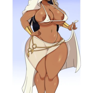 1girl, ass, big ass, big breasts, breasts, child bearing hips, female, female only, hips, huge ass, huge breasts, ishizu ishtar, jinu, thick hips, thick thighs