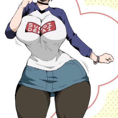 1girls, ass, big ass, big breasts, breasts, female, female only, hips, huge ass, huge breasts, jay-marvel, thick thighs, uzaki hana, uzaki-chan wa asobitai!