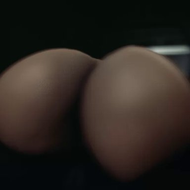 3d, animated, areolae, ass, balls, big breasts, bioshock, bioshock infinite, blue eyes, breasts, brown hair, bubble butt, busty, butt, car