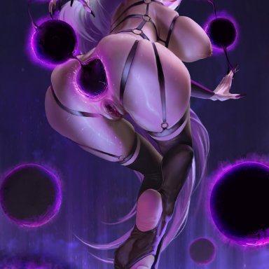 anal, anal insertion, balls, feet, jm, league of legends, syndra