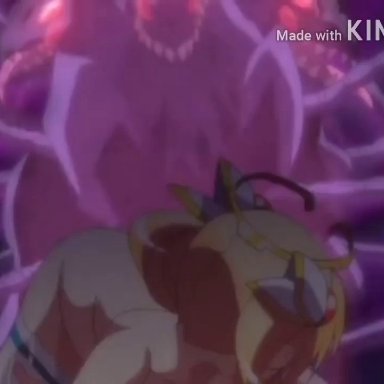 1girl, ahe gao, animated, cum in pussy, cum inside, grass, impregnation, mahou shoujo erena, night, park, rape, size difference, sound, subtitles, tagme
