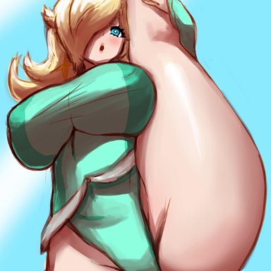 awesomeerix, female, mario (series), nintendo, princess rosalina, solo, standing split, super mario bros., super mario galaxy, tagme