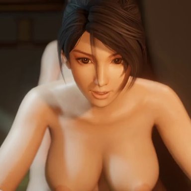 3d, 3d animation, doa, doggy style, futa on female, futanari, large breasts, momiji (ninja gaiden), rachel, redlux animations, webm