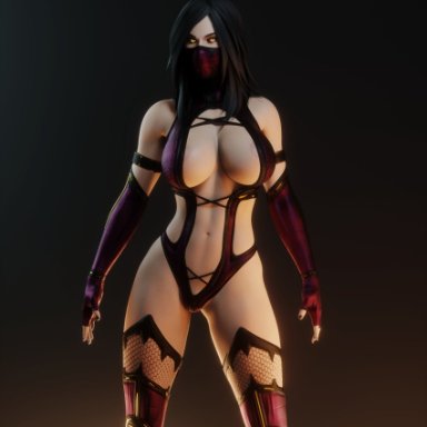 mask, mileena, mortal kombat, sexy, video game