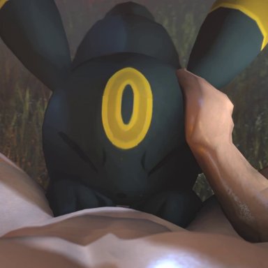 3d (artwork), animated, artist request, blowjob, deepthroat, eeveelution, feral, feral on human, male on feral, nintendo, pokemon, pov, sound, tagme, umbreon