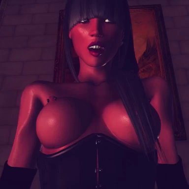 1boy, 2futas, 3d, 3d animation, anal, anal penetration, anal sex, androgynous, animated, ass, black hair, boots, bouncing, bouncing breasts, bouncing penis