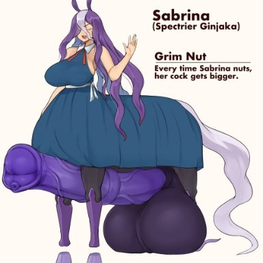 1futa, animal genitalia, balls, big breasts, breasts, centaur, dickgirl, erection, futa only, futanari, gaikiken, horsecock, huge balls, huge cock, huge testicles