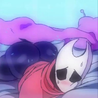 1boy, 1girls, anal, animated, ass, bouncing ass, d-art, erection, female, hollow knight, hornet (hollow knight), huge ass, male, no sound, penis