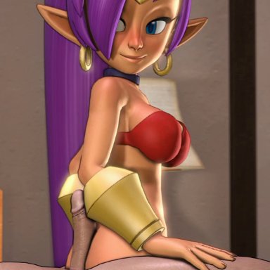1girls, 3d, animated, ass, blue eyes, breasts, buttjob, dark skin, female, large breasts, long hair, penis, pointy ears, ponytail, purple hair