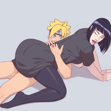 ass, boruto: naruto next generations, clothed female nude male, hyuuga hinata, naruto, naruto (series), naruto shippuden, reserexerion, uzumaki boruto