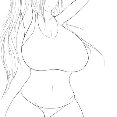 bbw, big ass, big boobs, big breasts, boobs, long hair, milfs, Shiki1, sketch