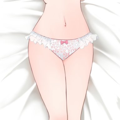 barefoot, big breasts, blue eyes, convenient censoring, dakimakura, female, fujiwara chika, hands up, kaguya-sama wa kokurasetai ~tensai-tachi no renai zunousen~, knees together feet apart, leaning forward, legs, long hair, looking at viewer, navel