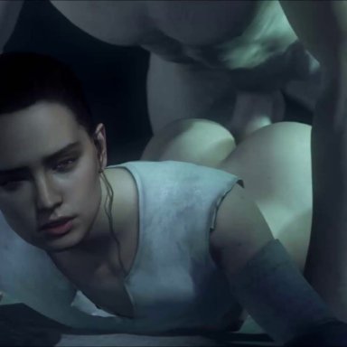 3d, animated, internal atake, no sound, rey, sex, star wars, tagme, video