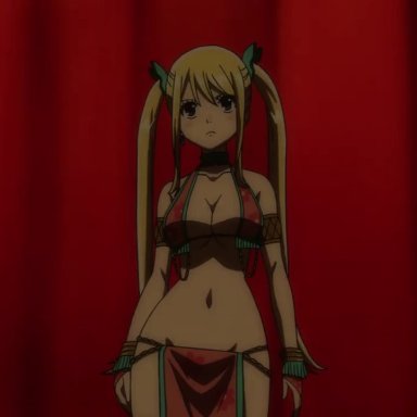 16:9 aspect ratio, 1girl, animated, ass, ass shake, audience, backboob, barefoot, bikini, blonde hair, bouncing breasts, bracelet, breasts, cleavage, dancing