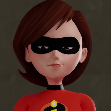 1boy, 1girls, 3d, animated, blender, breasts, cum, cumshot, erection, fellatio, female, helen parr, kittenvox, long tongue, long video