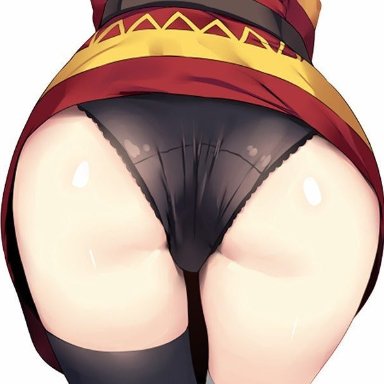 1girls, ass, black panties, hews hack, kono subarashii sekai ni shukufuku wo!, megumin