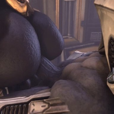 3d, abs, alien, anal, anal sex, animated, animated gif, arbiter, armor, ass, ass jiggle, balls, balls touching, big ass, big balls