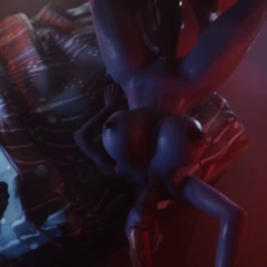 3d, animated, asari, bestiality, big breasts, big butt, blue skin, equine, female, first person view, group, group sex, horse, horsecock, liara t'soni