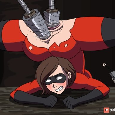 1girls, anal, animated, ass, big ass, double penetration, elastigirl, female, female focus, helen parr, hinca-p, pixar, tagme, the incredibles, the incredibles 2