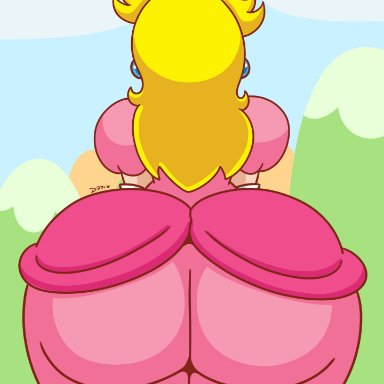 ass, big ass, big butt, bimbo, blonde hair, bottom heavy, bubble ass, bubble butt, curvy, daisy-pink71, dress, enormous ass, fat ass, fat butt, female