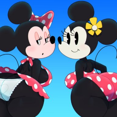 2girls, anthro, ass, big ass, big butt, bottom heavy, breasts, bubble ass, bubble butt, disney, fat ass, fat butt, females, females only, huge ass