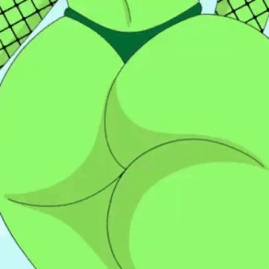 alien, animation, ass, ass focus, backview, big ass, big butt, bottom heavy, bubble ass, bubble butt, butt focus, cartoon network, coldarsenal, fat ass, fat butt