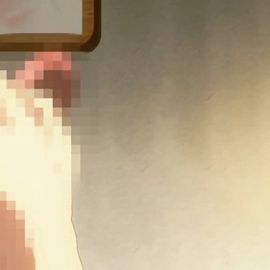 :>=, 1boy, 1girl, animated, baku ane otouto shibocchau zo!, big breasts, blowjob, blowjob face, bouncing breasts, breasts, censored, cum, cum in mouth, deepthroat, ejaculation