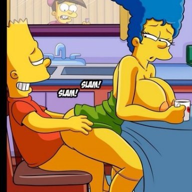 bart simpson, big ass, big breasts, incest, marge simpson, milf, the simpsons, timmy turner
