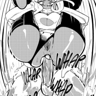 ahe gao, anal, big ass, big penis, bunny girl, dark skin, full nelson, izuku midoriya, kenno arkkan, milf, miruko, my hero academia, penis, rumi usagiyama