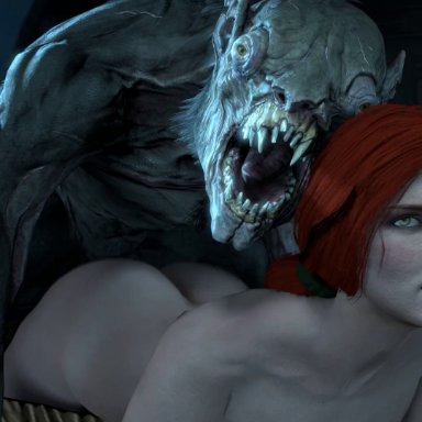 monster, tagme, the witcher, the witcher 3: wild hunt, triss merigold, video, whitetentaclesfm