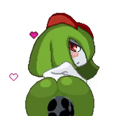 1girls, animated, big ass, dainapp, flowframes, framerate edit, game freak, kirlia, mo2, nintendo, pixel animation, pixel art, pokemon, pokémon (species), pokemon rse