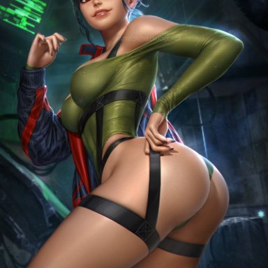 1girls, ass, big ass, big breasts, breasts, cyberpunk 2077, female, female only, large breasts, neoartcore, panam palmer, realistic, solo